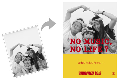 NO MUSIC, NO LIFE ? ポスター撮影会